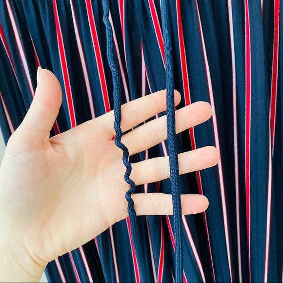 Striped Pull On Pants Blue/Red Sz 2 - Picture 4 of 10